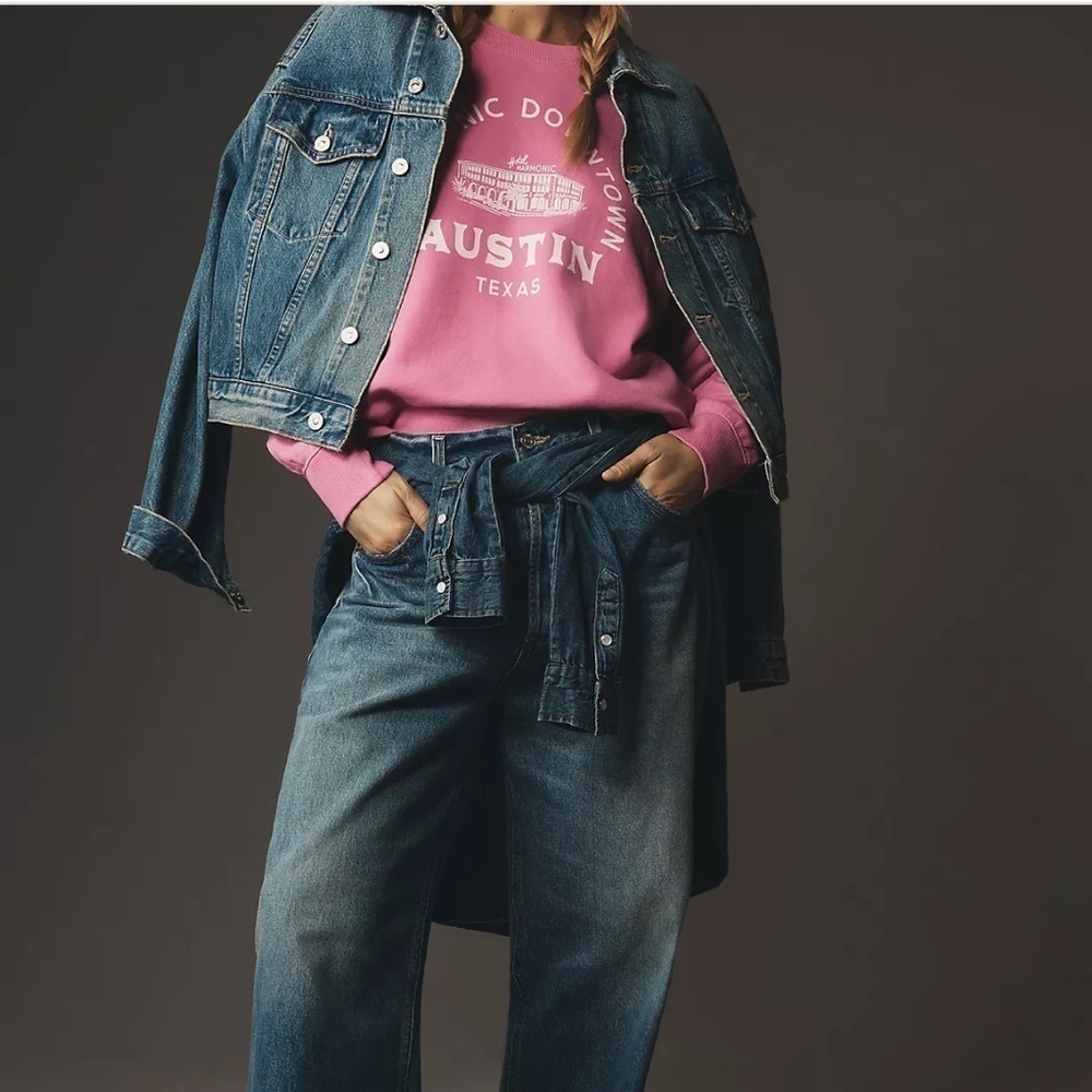 New w/o tag. Maeve City Crewneck Sweatshirt - Picture 2 of 5